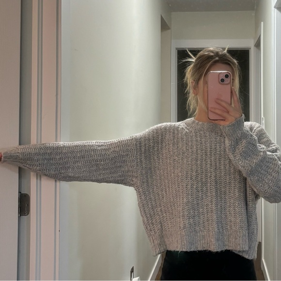 Chunky American Eagle knit pullover sweater - Picture 4 of 4